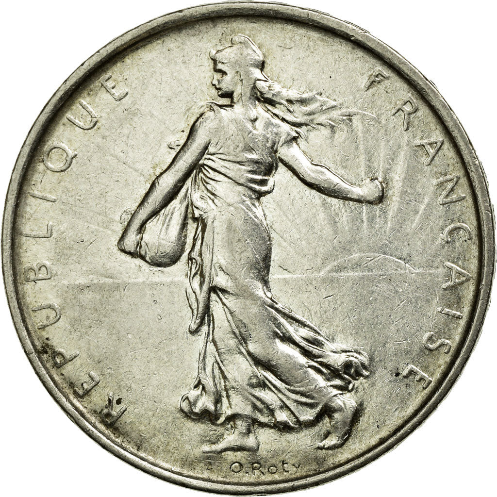 Coin, France, Semeuse, 5 Francs, 1965, Paris, AU(55-58), Silver, KM:926
