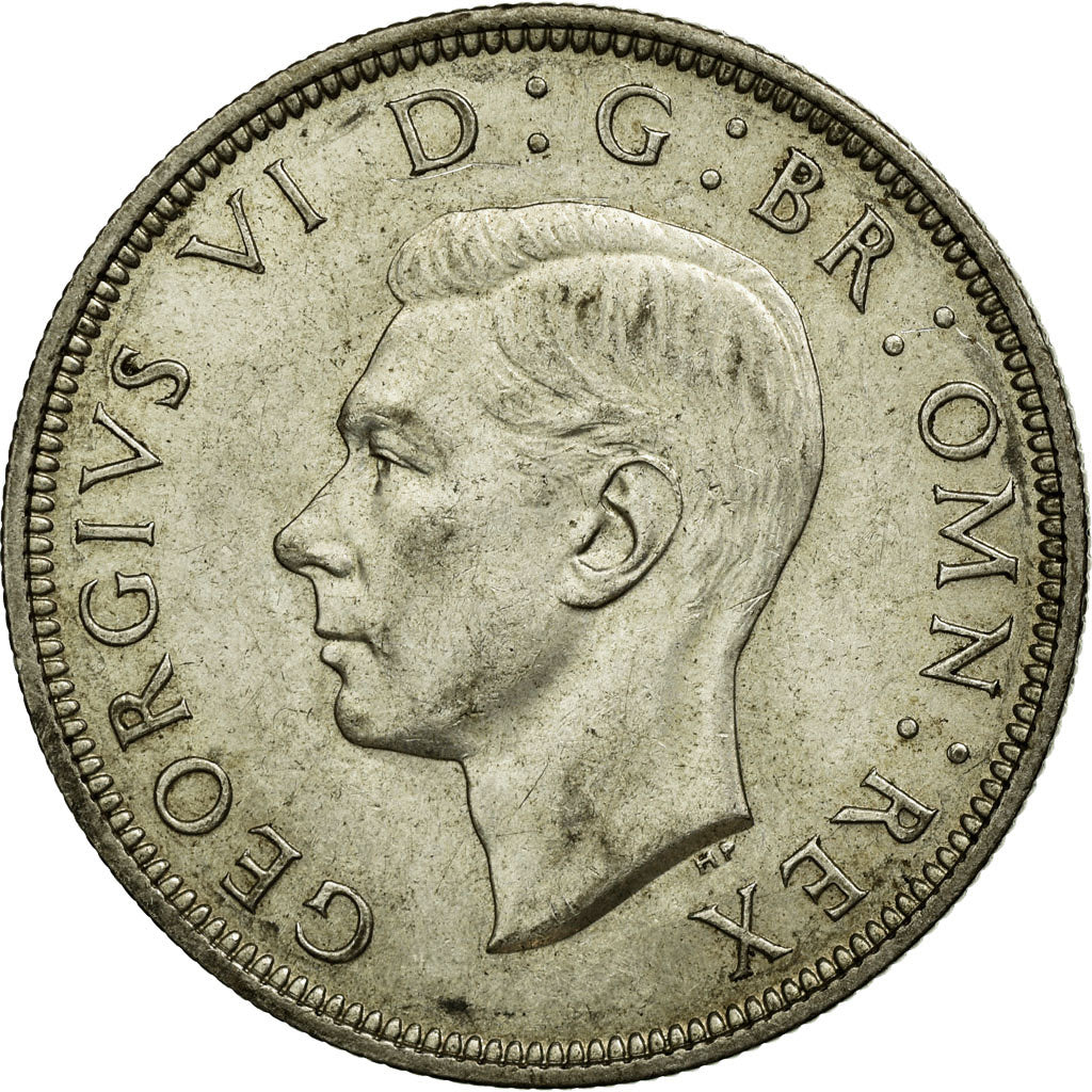 Coin, Great Britain, George VI, 1/2 Crown, 1938, AU(55-58), Silver, KM:856