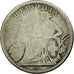 Moeda, Suíça, Franc, 1861, Bern, VG(8-10), Prata, KM:9a