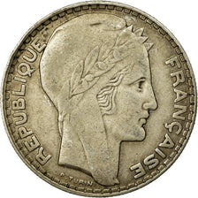 Coin, France, Turin, 20 Francs, 1933, Paris, VF(30-35), Silver, KM:879