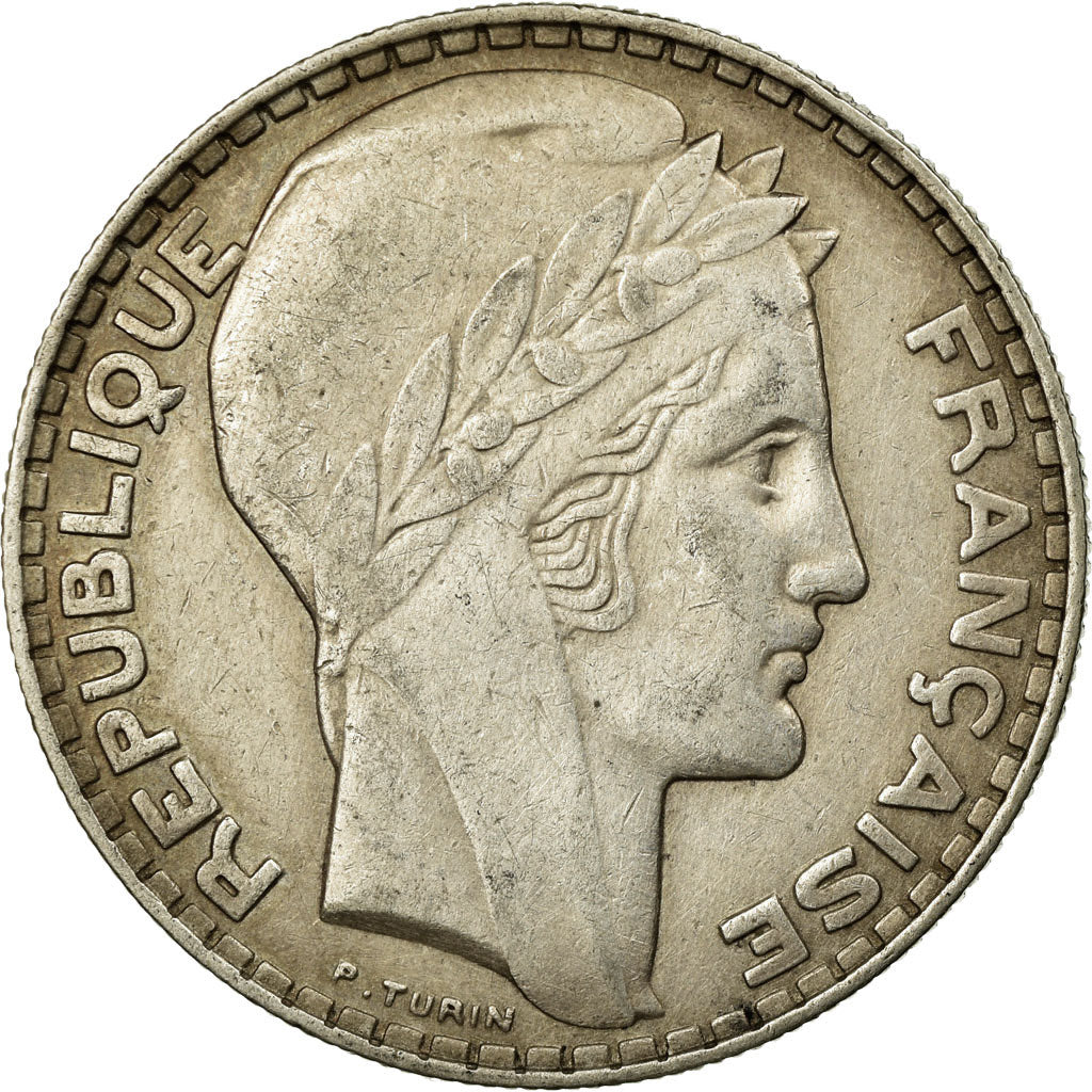 Monnaie, France, Turin, 20 Francs, 1933, Paris, TB+, Argent, Gadoury:852, KM:879