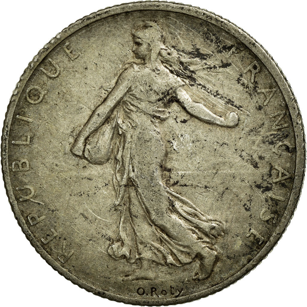 Coin, France, Semeuse, 2 Francs, 1910, Paris, VF(30-35), Silver, KM:845.1