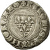 Coin, France, Charles VI, Blanc Guénar, Toulouse, EF(40-45), Billon