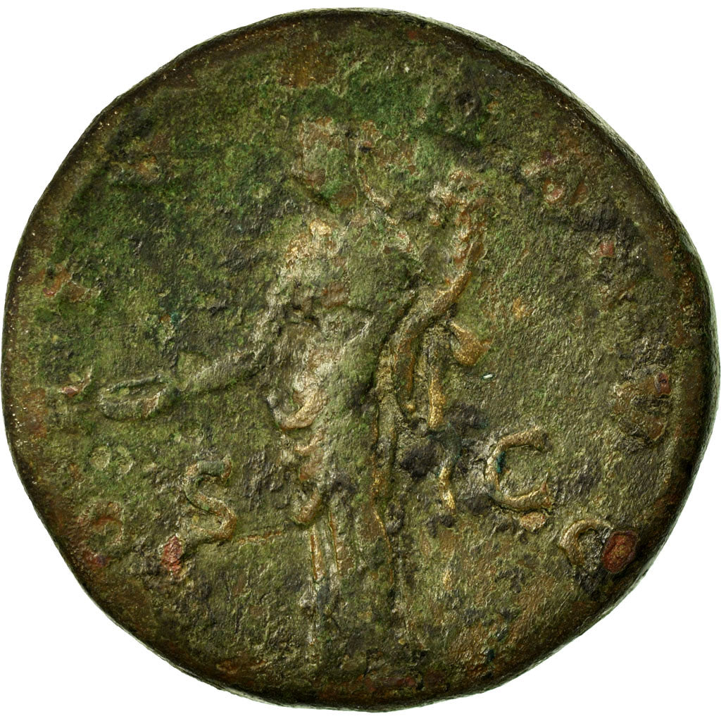 Monnaie, Hadrien, Sesterce, AD 134-138, Rome, TB, Bronze
