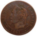 FRANCE, 2 Centimes, 1861, Paris, VF(30-35), Bronze, Gadoury #104, 2.00