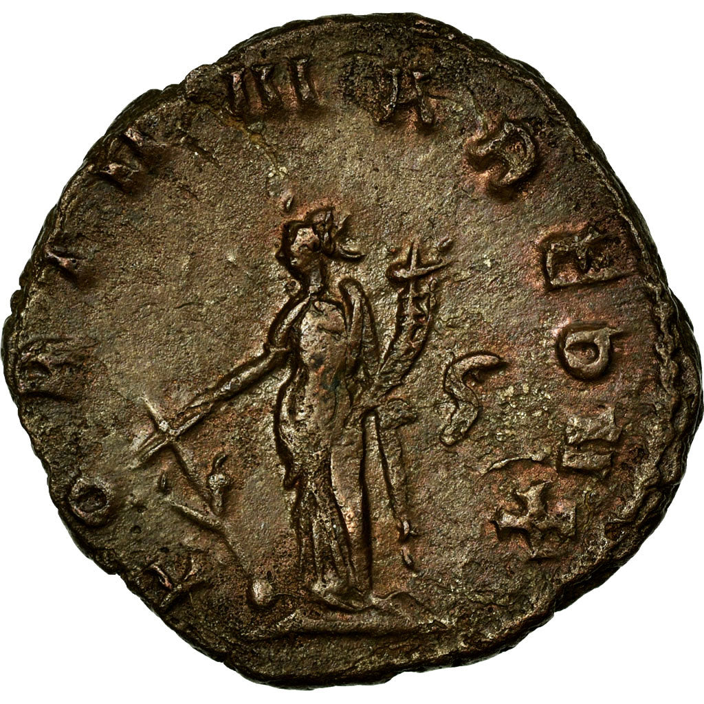 Moneda, Gallienus, Antoninianus, AD 260-268, Rome, MBC, Vellón, RIC:193