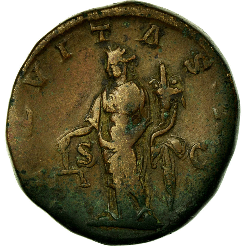Monnaie, Macrin, Sesterce, 217, Rome, TB+, Bronze, RIC:167