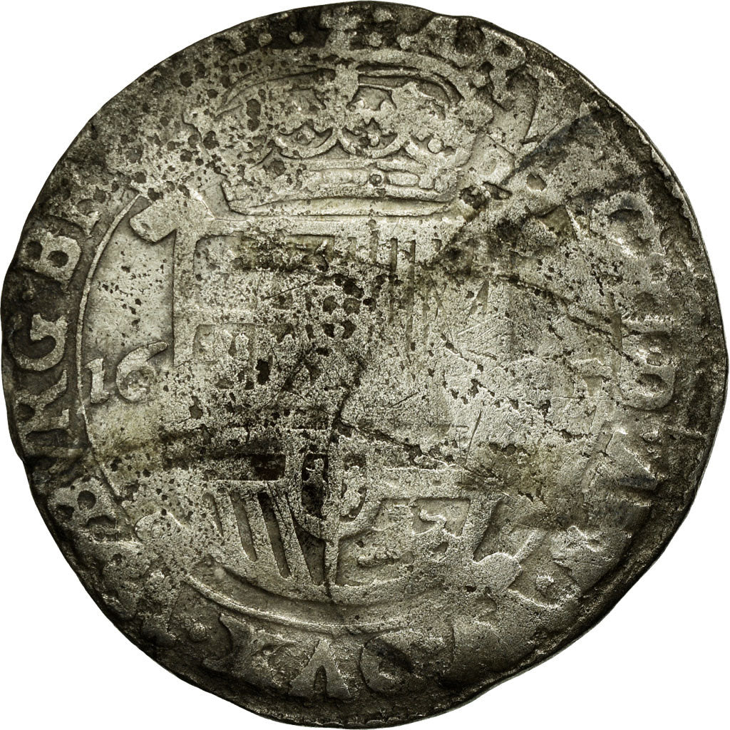 Coin, Spanish Netherlands, Philip IV, Escalin, Uncertain date, Anvers