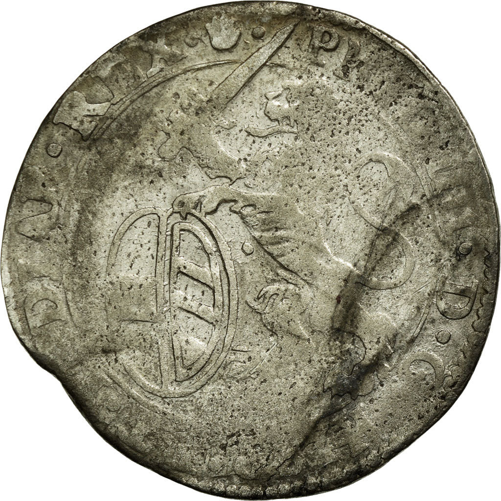 Coin, Spanish Netherlands, Philip IV, Escalin, Uncertain date, Anvers
