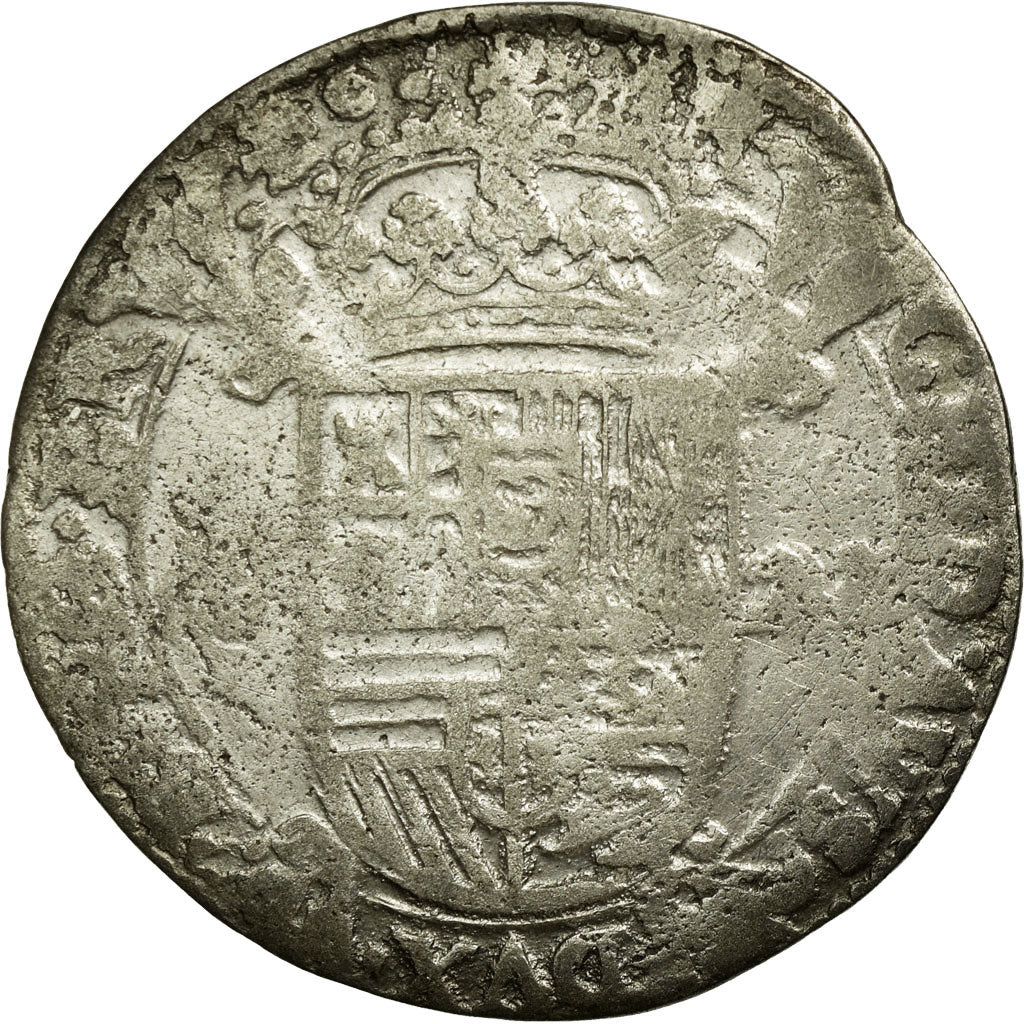 Coin, Spanish Netherlands, Philip IV, Escalin, Uncertain date, Anvers