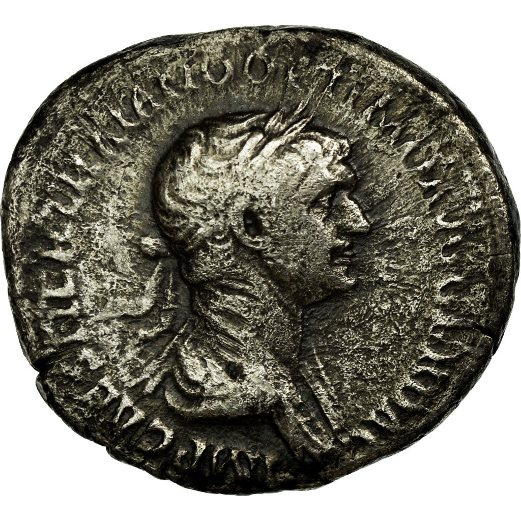 Monnaie, Trajan, Denier, 114-116, Rome, TB+, Argent, RIC:337