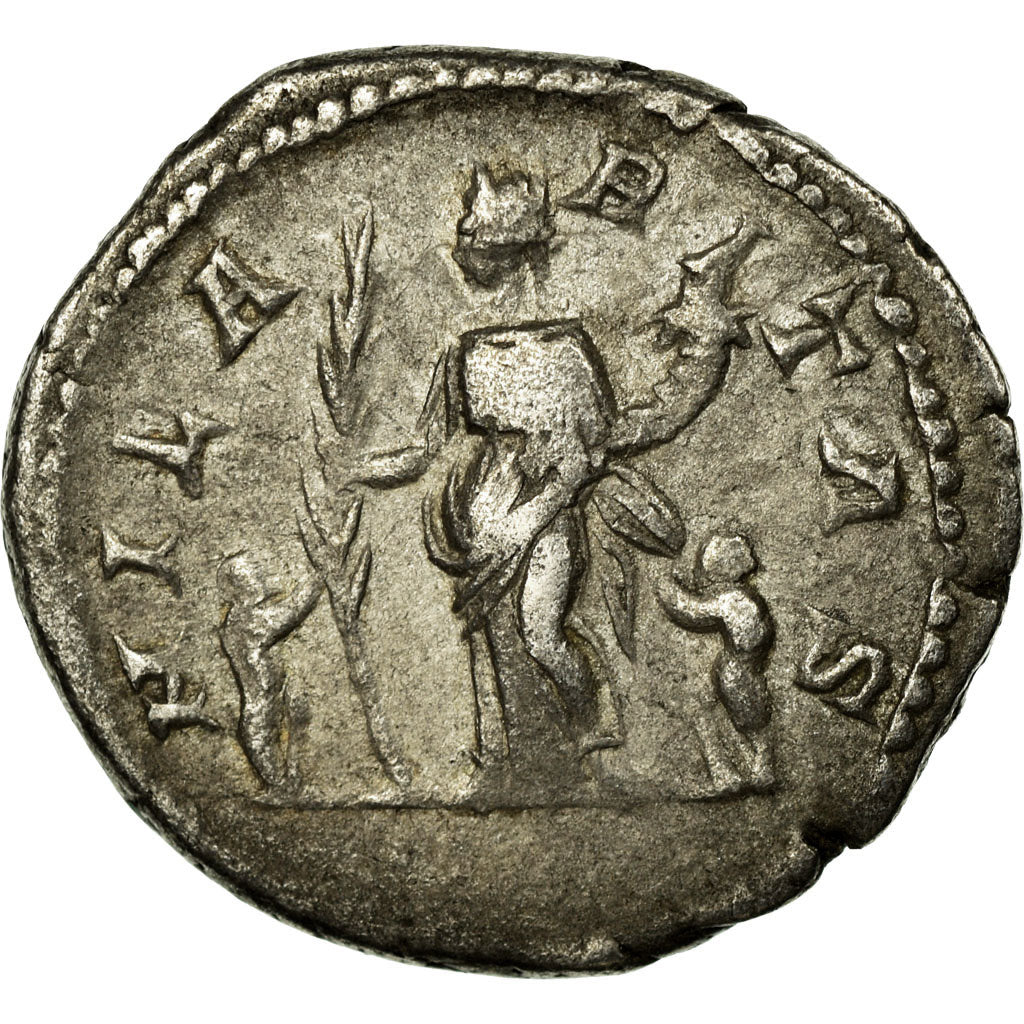 Coin, Julia Domna, Denarius, 207-211, Rome, EF(40-45), Silver, RIC:557