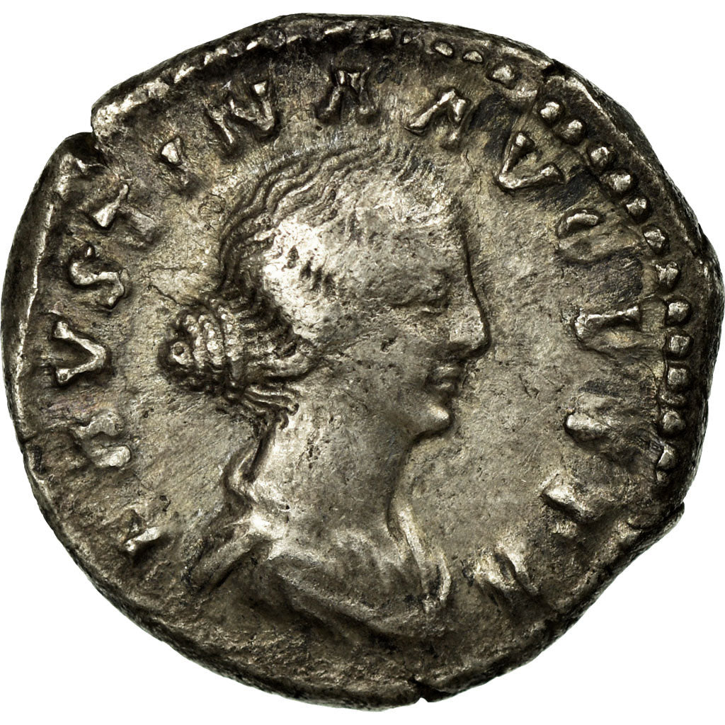 Monnaie, Faustina II, Denier, 161, Rome, TTB, Argent, RIC:728