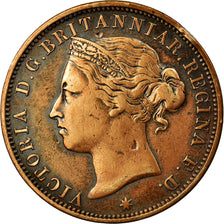 Coin, Jersey, Victoria, 1/12 Shilling, 1881, VF(30-35), Bronze, KM:8