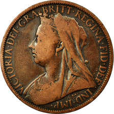 Coin, Great Britain, Victoria, Penny, 1900, VF(20-25), Bronze, KM:790