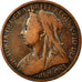 Coin, Great Britain, Victoria, Penny, 1900, VF(20-25), Bronze, KM:790