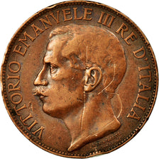 Moneda, Italia, Vittorio Emanuele III, 10 Centesimi, 1911, Rome, BC+, Bronce