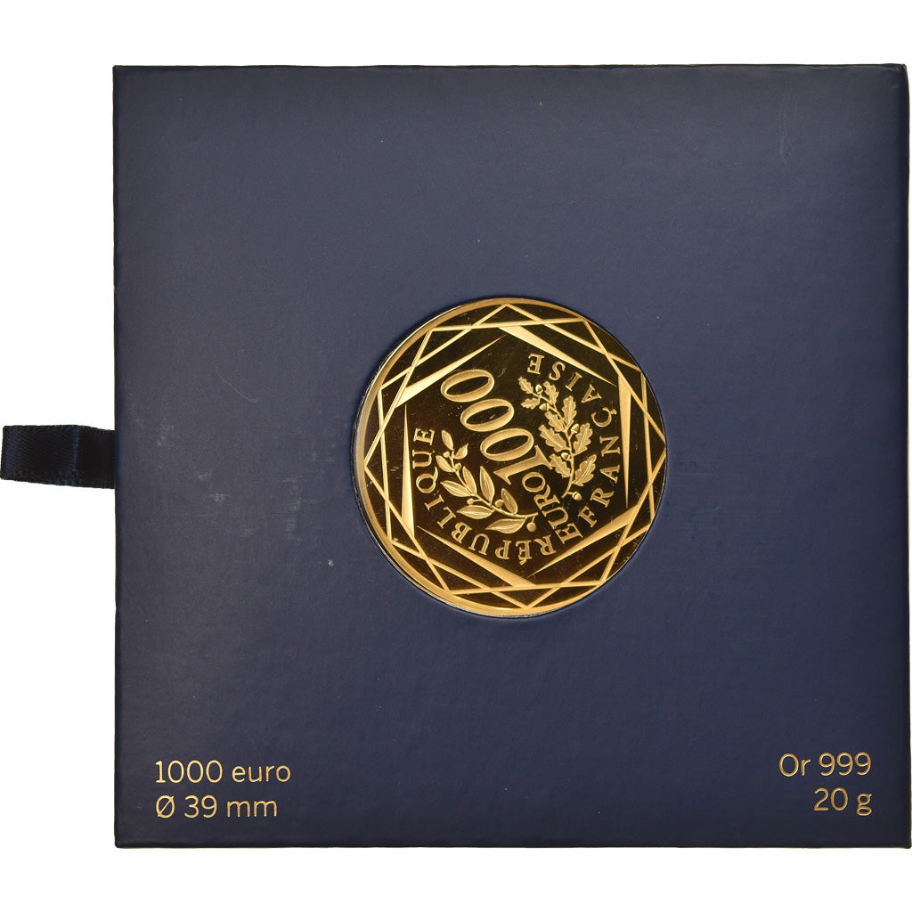 France, 1000 Euro, 2015, Paris, Coq, MS(65-70), Gold