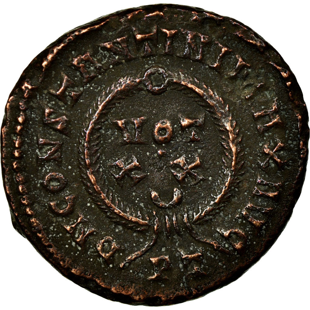 Coin, Constantine I, Follis, 322-325, Ticinum, EF(40-45), Bronze, RIC:167