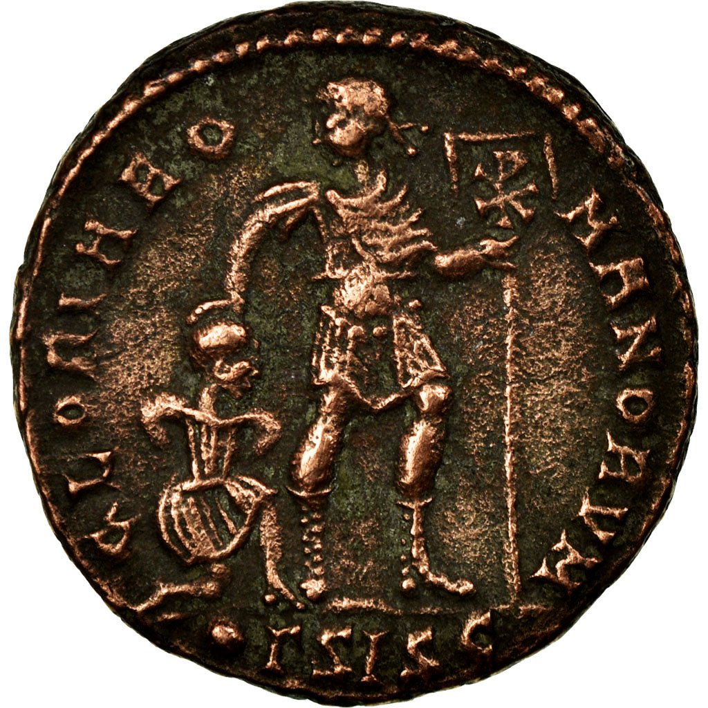 Coin, Valentinian I, Follis, 364-367, Siscia, EF(40-45), Bronze, RIC:5a