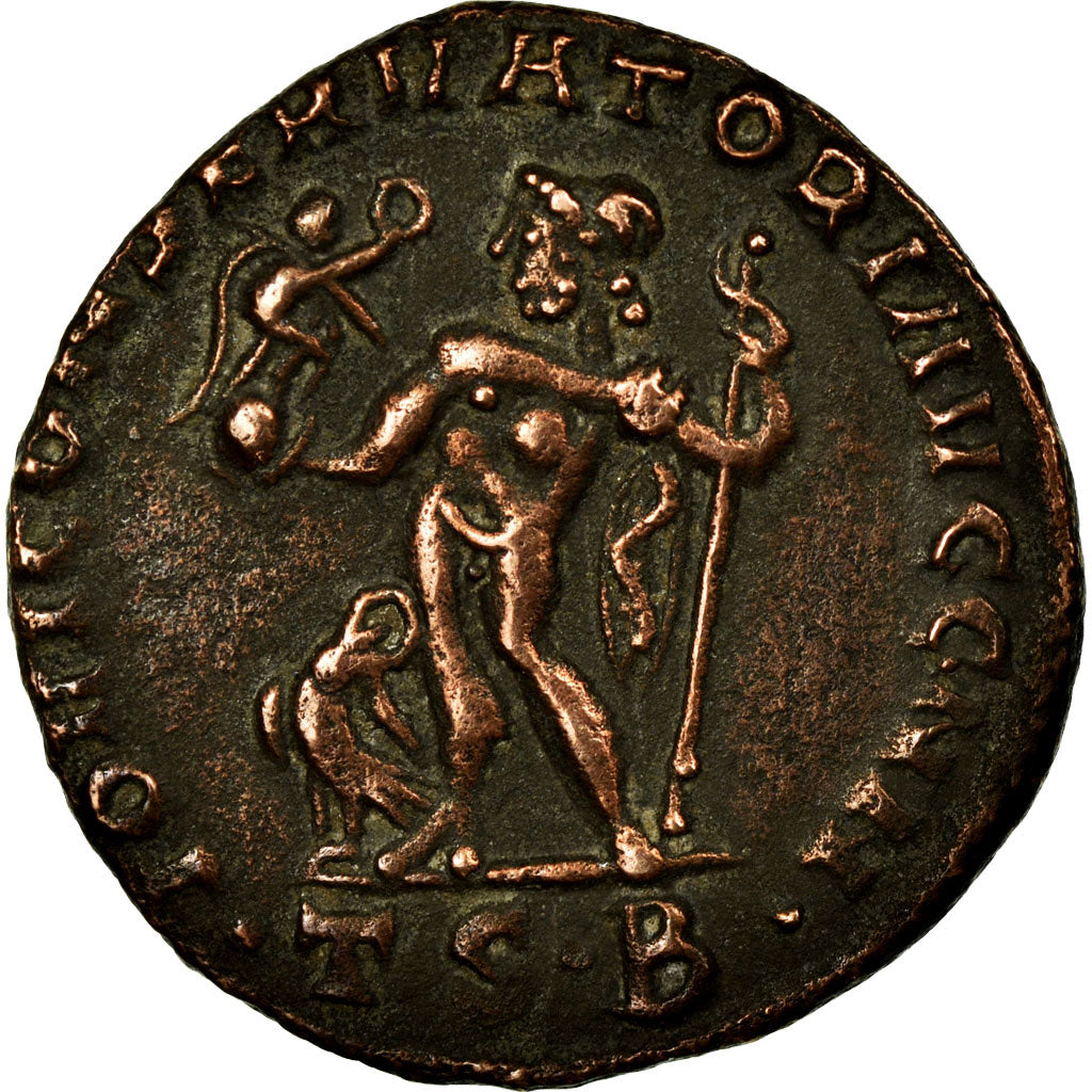 Coin, Constantine I, Follis, 312-313, Thessalonica, EF(40-45), Bronze, RIC:61b