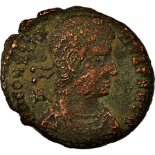 Coin, Constantius II, Maiorina, 351, Siscia, VF(20-25), Bronze, RIC:301
