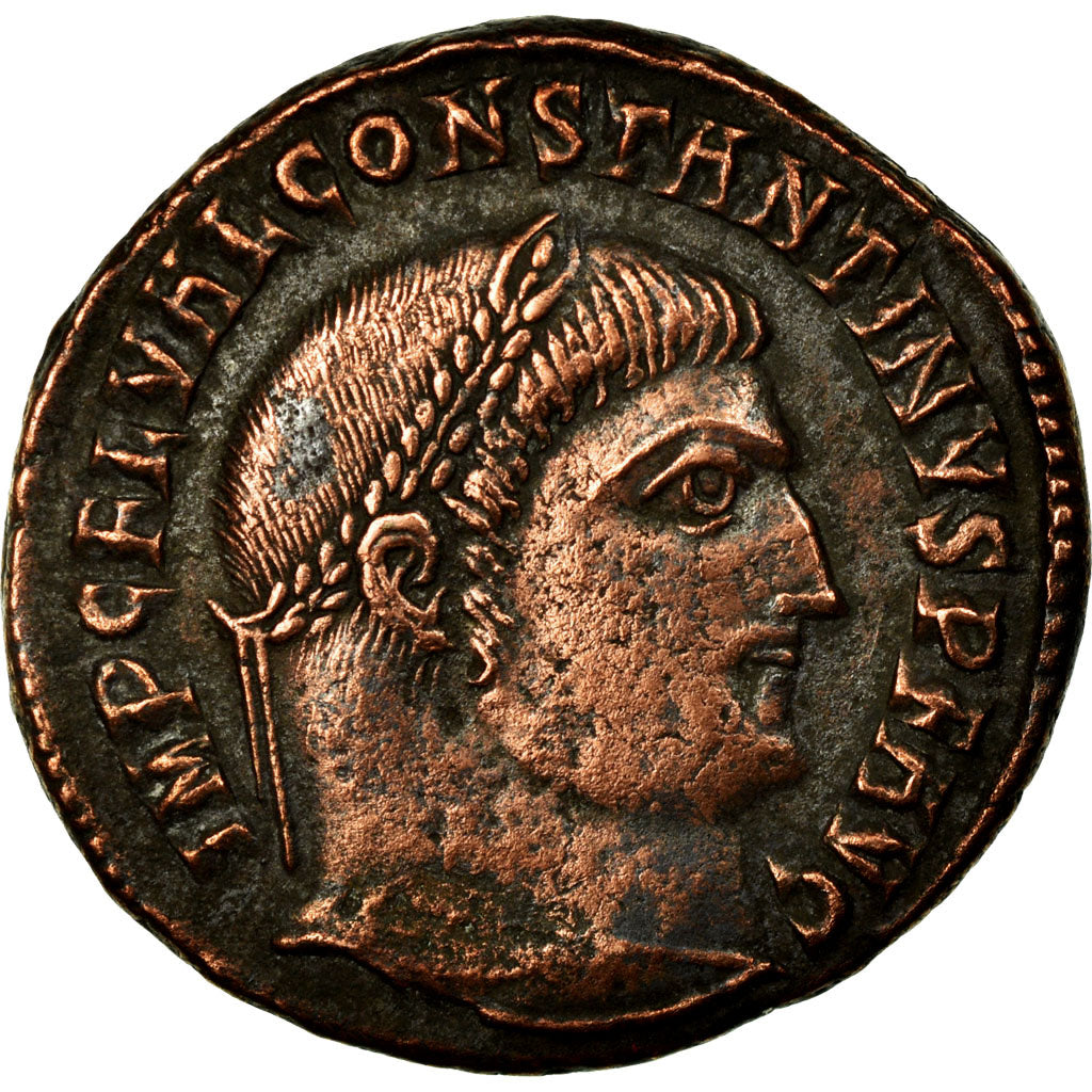 Coin, Constantine I, Follis, 313-317, Nicomedia, EF(40-45), Bronze, RIC:12