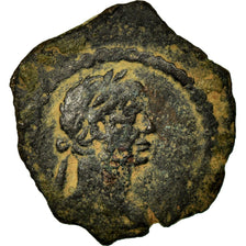 Coin, Hadrian, Dichalkon, 129-130, Alexandria, VF(30-35), Bronze, RPC:5764