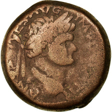 Coin, Seleucis and Pieria, Domitian, As, 81-96, Antioch, VF(20-25), Bronze