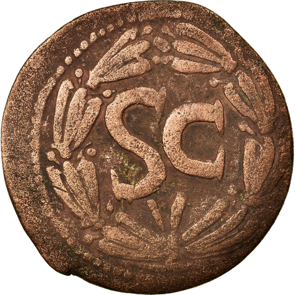 Coin, Seleucis and Pieria, Domitian, As, 81-96, Antioch, VF(20-25), Bronze