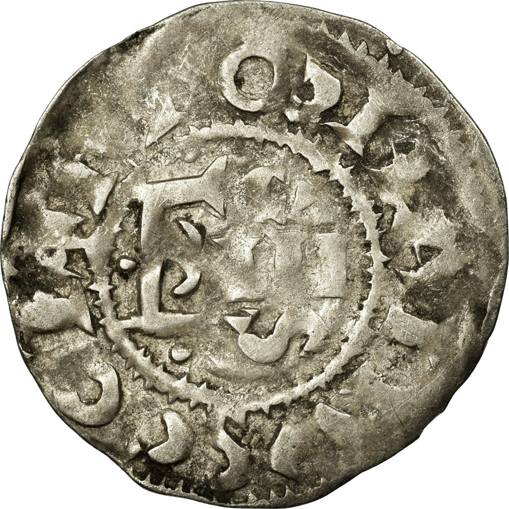 Coin, France, Bretagne, Conan II, Denarius, 1047-1066, Rennes, VF(30-35)