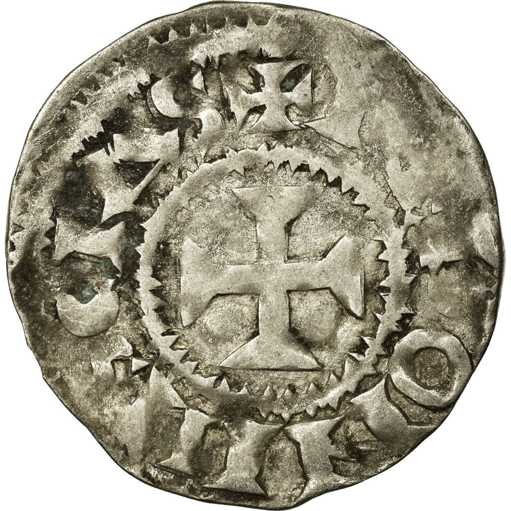 Coin, France, Bretagne, Conan II, Denarius, 1047-1066, Rennes, VF(30-35)
