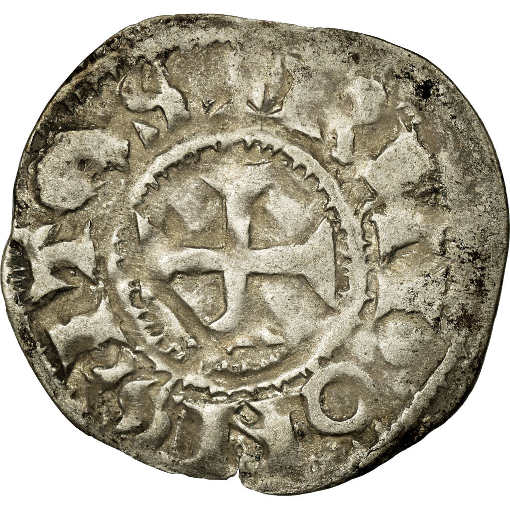 Monnaie, France, Bretagne, Conan II, Denier, 1047-1066, Rennes, TTB, Argent