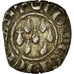 Moeda, França, Bretagne, Jean IV de Montfort, 1/2 Gros, 1345-1399, VF(30-35)