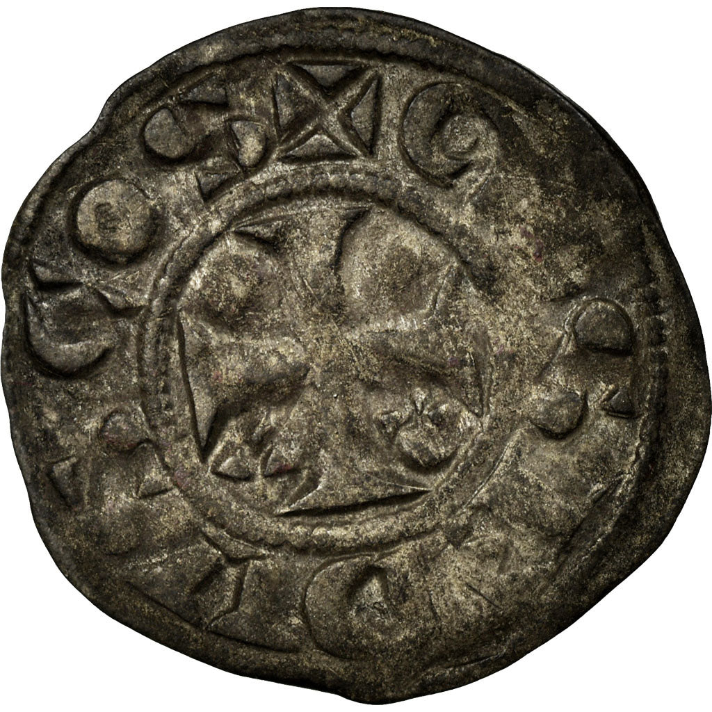 Munten, Frankrijk, Berry, Geoffroy II de Donzy, Obol, 1060-1160, Gien, ZF