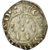 Moneta, Francia, Bretagne, Jean IV de Montfort, 1/2 Gros, 1345-1399, MB+