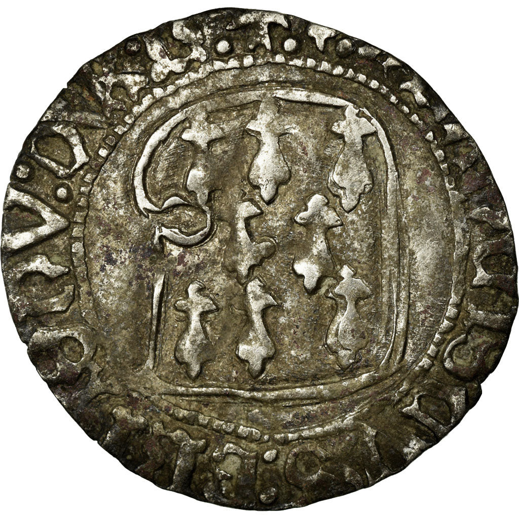 Monnaie, France, Bretagne, François II, Blanc à la targe, 1458-1488, Rennes