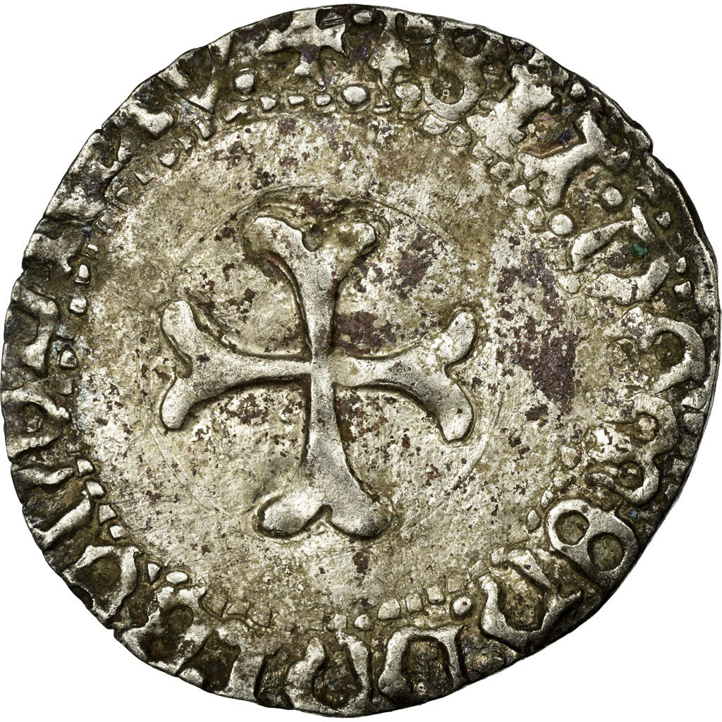 Monnaie, France, Bretagne, François II, Blanc à la targe, 1458-1488, Rennes