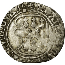 Coin, France, Bretagne, François II, Blanc à la targe, 1458-1488, Nantes