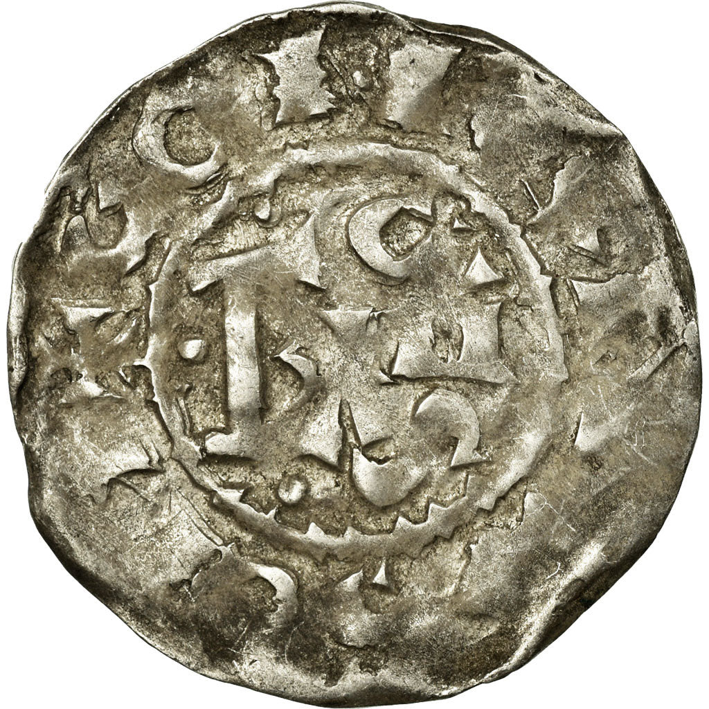 Coin, France, Bretagne, Conan II, Denarius, 1047-1066, Rennes, EF(40-45)