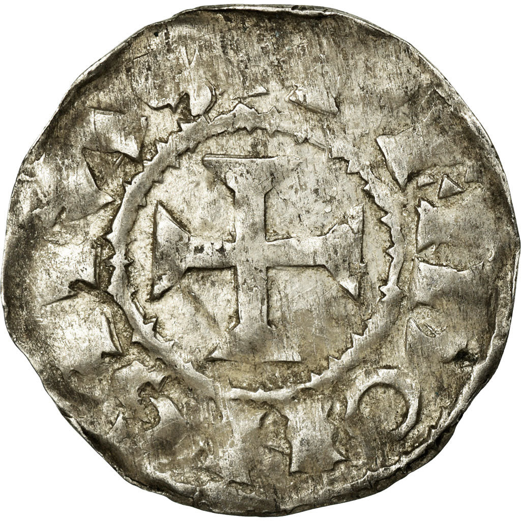 Coin, France, Bretagne, Conan II, Denarius, 1047-1066, Rennes, EF(40-45)