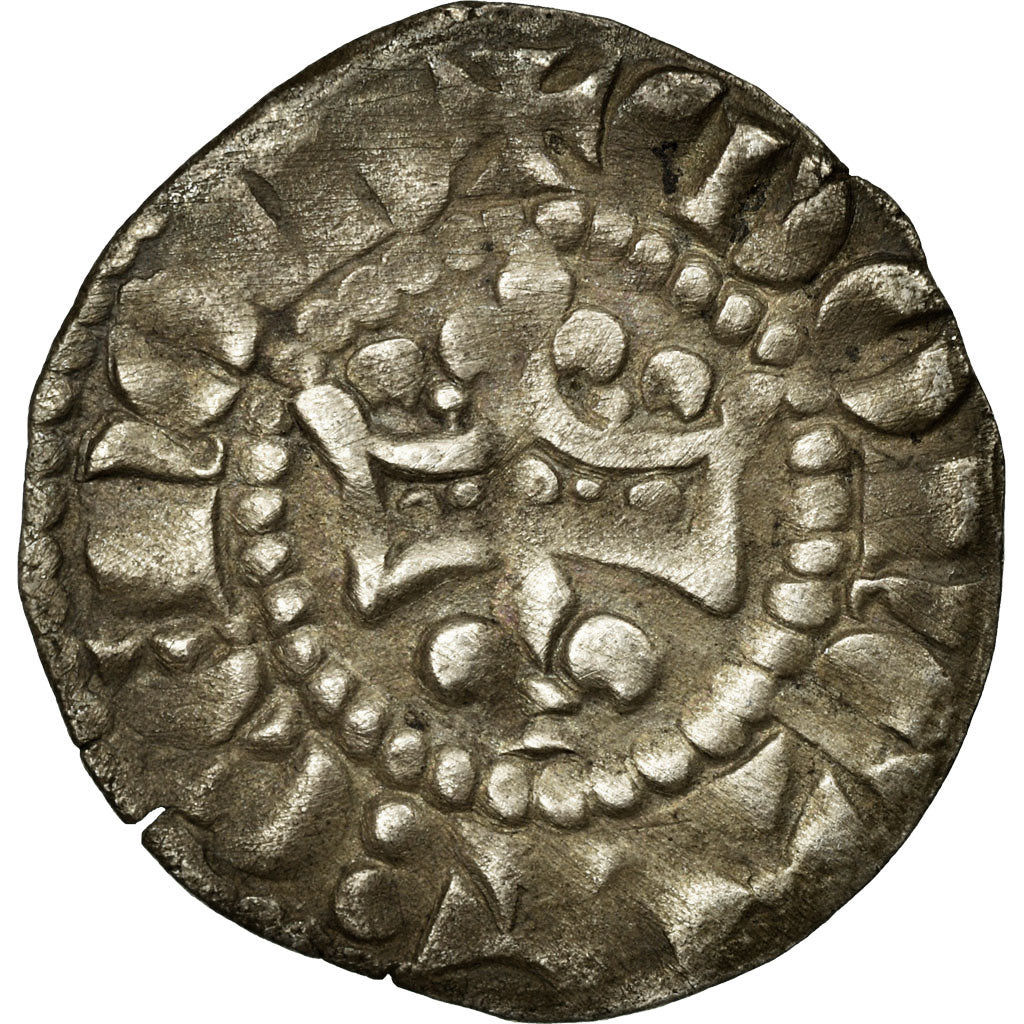 Monnaie, France, Maine, Charles de Valois, Denier, 1290-1317, Le Mans, TTB