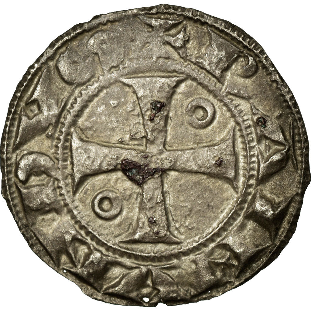 Monnaie, France, Limousin, Raymond II-IV, Denier, 1143-1243, TTB, Billon