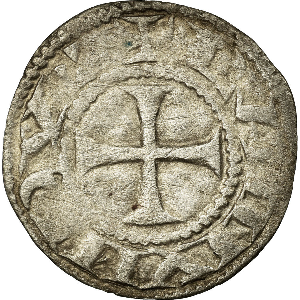 Moeda, França, Limousin, Raymond II-IV, Denarius, 1143-1243, VF(30-35), Lingote
