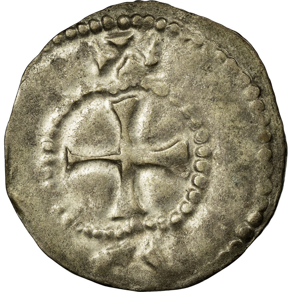 Coin, France, Champagne, Anonymous, Denarius, Sens, VF(30-35), Silver