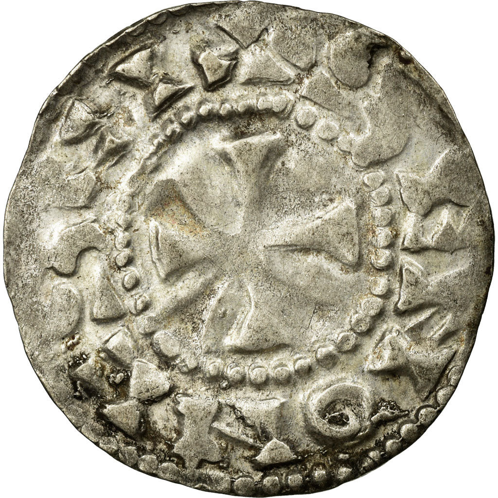 Monnaie, France, Champagne, Anonymes, Denier, Sens, TTB, Argent, Boudeau:1740