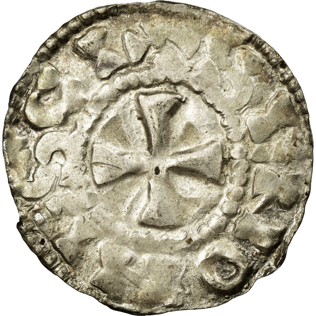 Monnaie, France, Champagne, Anonymes, Denier, Sens, TTB, Argent, Boudeau:1740