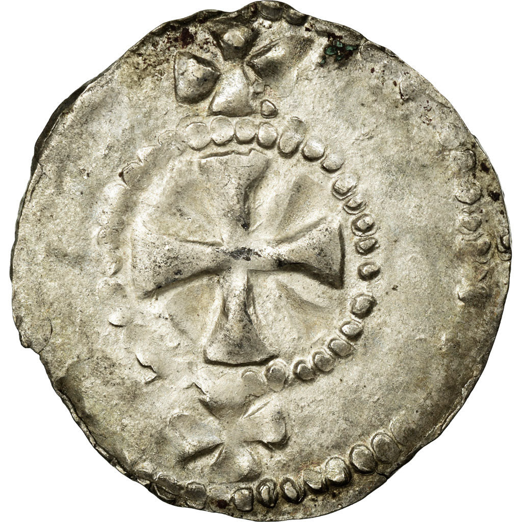 Monnaie, France, Champagne, Anonymes, Denier, Sens, TTB, Argent, Boudeau:1740