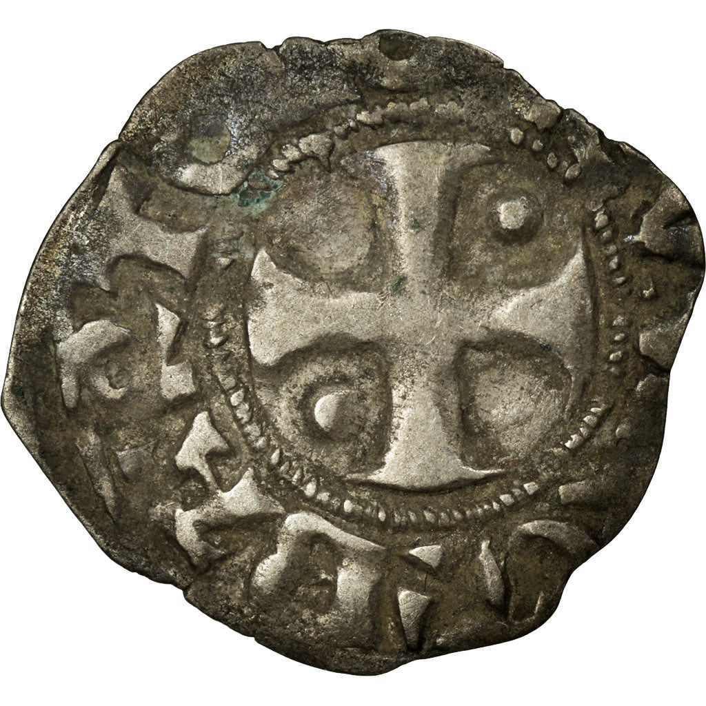 Moneda, Francia, Picardie, Henri de France, Denarius, 1149-1162, Beauvais, MBC