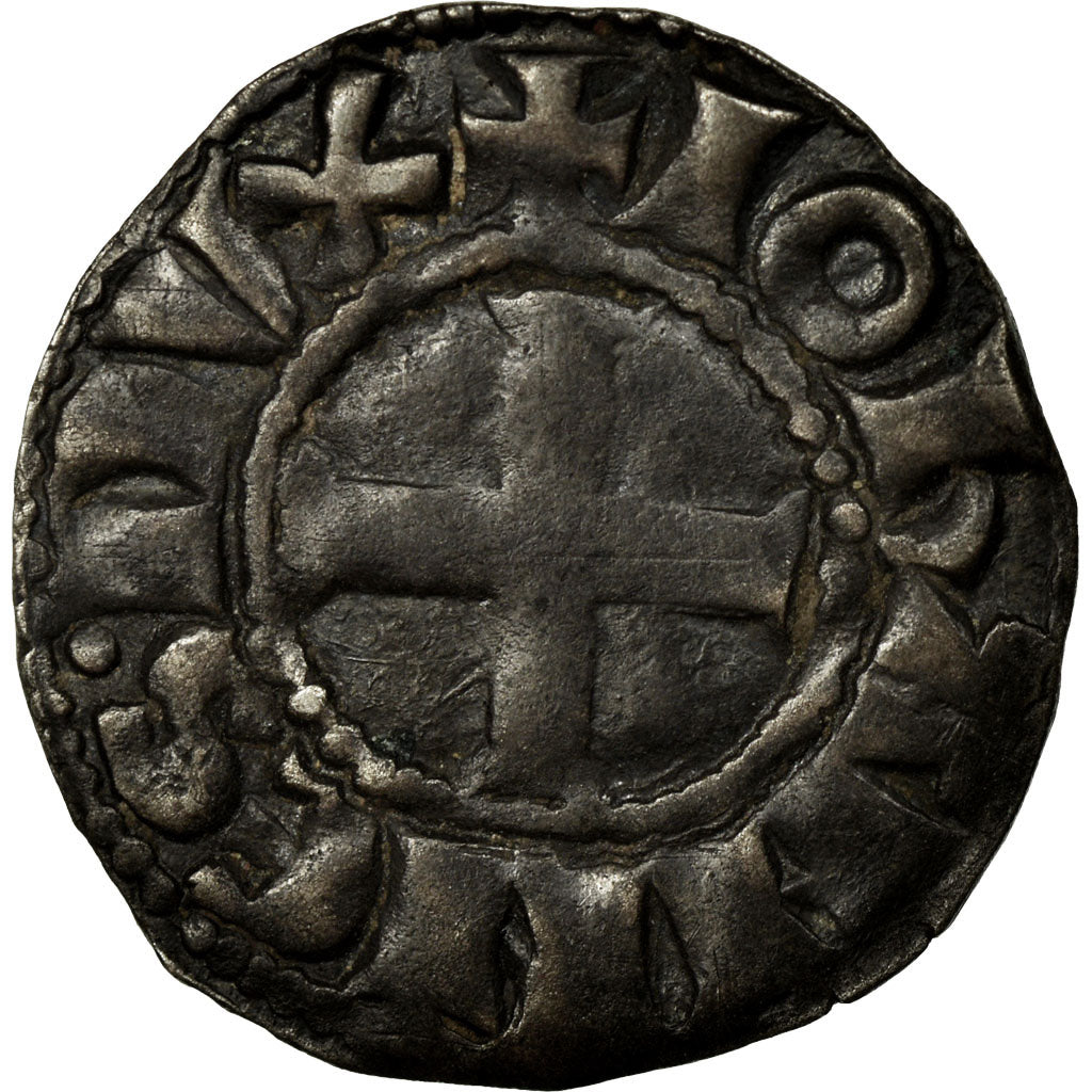 Munten, Frankrijk, Bretagne, Jean I le Roux, Denarius, 1237-1286, FR+, Billon